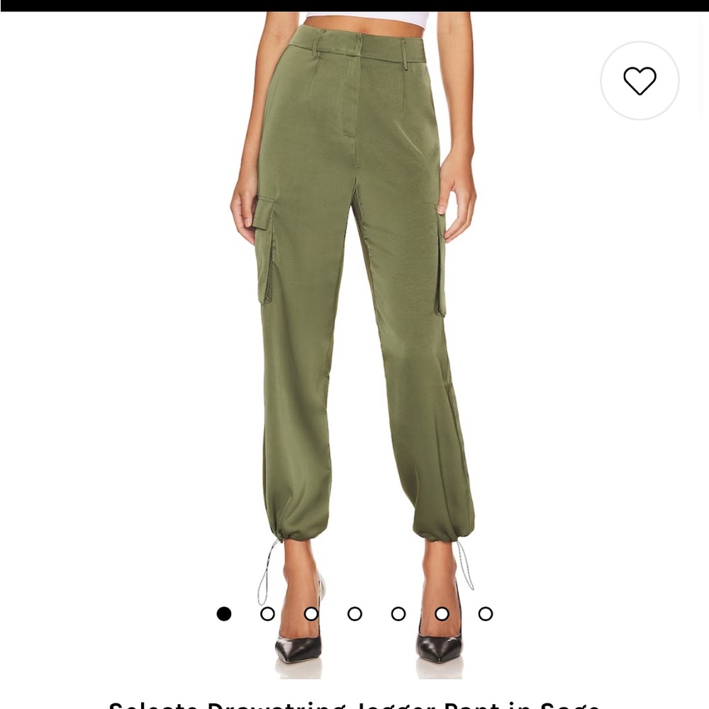 Never worn Seleste Drawstring Jogger Pant in Sage from Superdown on Revolve